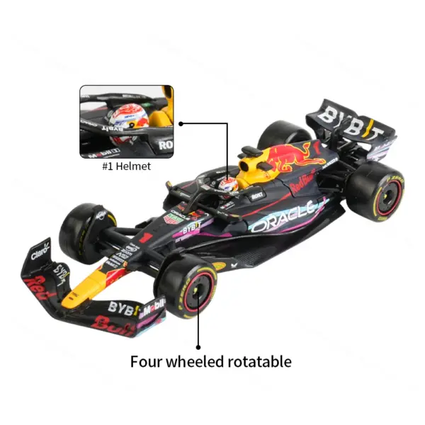 Bburago 1:43 Redbull Racing Diecast Model Car - Image 2