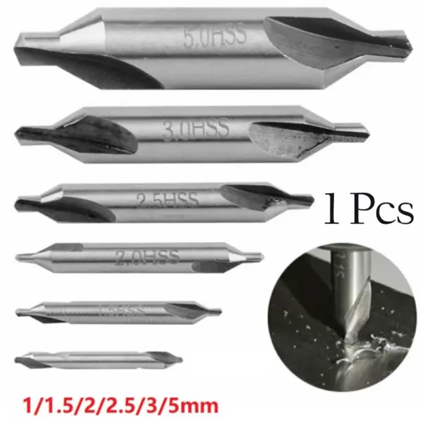 HSS Double End Center Drill Bit Set 1-6mm - Image 5