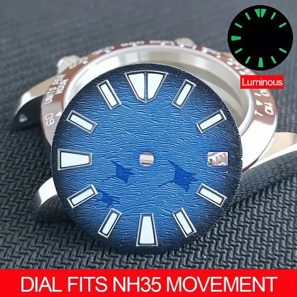 28.5MM Luminous Watch Dial for NH35 Movement - Image 6