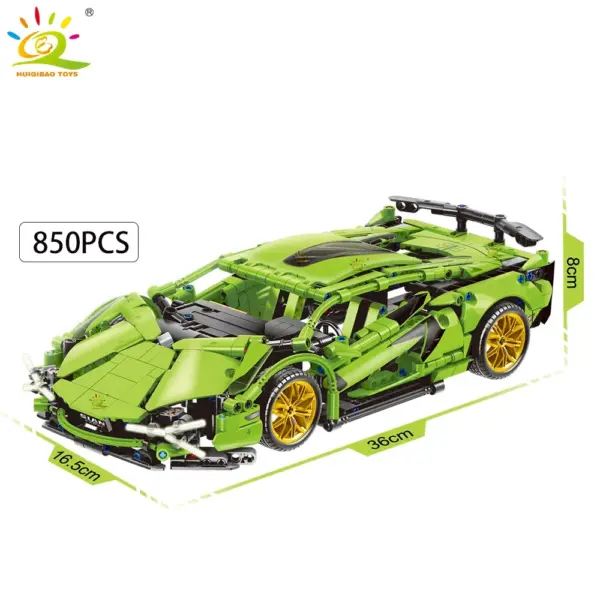 1:14 Racing Car Building Blocks Model Kit - Image 36