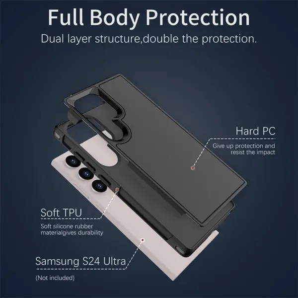 Shockproof TPU+PC Case for Samsung S24 Series - Image 4