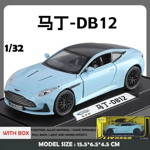 1:32 Aston Martin DB12 Diecast Model Car - Image 7