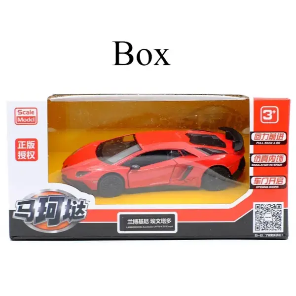 1:36 Lamborghini Aventador Diecast Model Car - Image 11