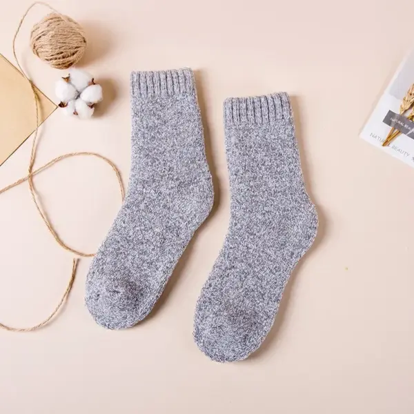 3 Pairs Men's Thick Merino Wool Socks - Image 11