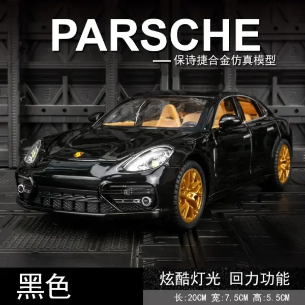 1:24 Diecast Porsche Panamera Model Car - Image 8