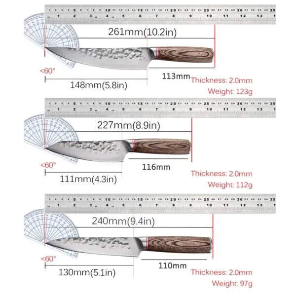 Professional Stainless Steel Meat Cleaver Knife - Image 6