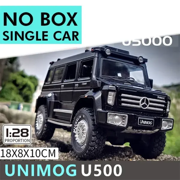 1:28 UNIMOG U500 Diecast Alloy Truck Model - Image 13