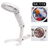 LED Magnifying Lamp 5X 11X with Adjustable Arm
