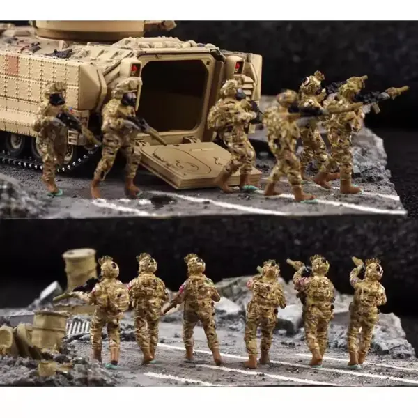 1:72 Scale US Special Forces Soldier Figures Set - Image 2