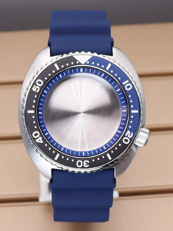 45mm Silver SKX Watch Case for Seiko NH35/NH36 - Image 20