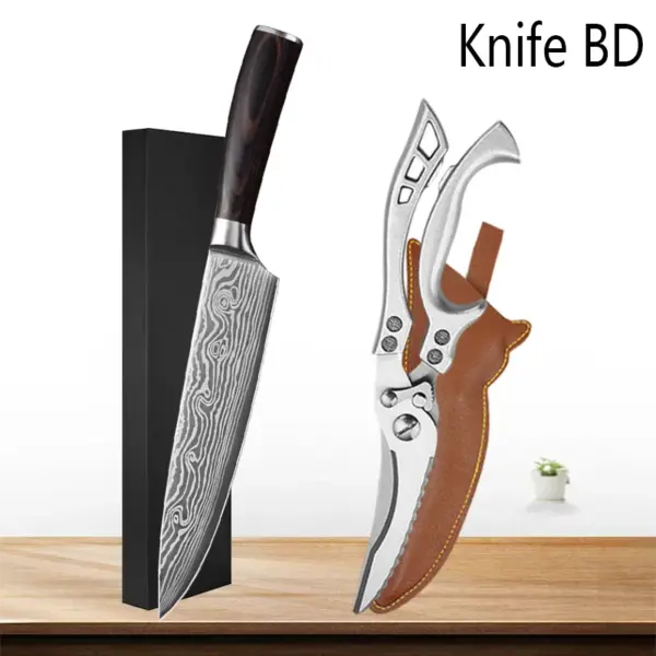 Professional Stainless Steel Chef Knife Set - Image 18