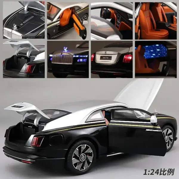 1:24 Rolls Royce Spectre Alloy Car Model - Image 5