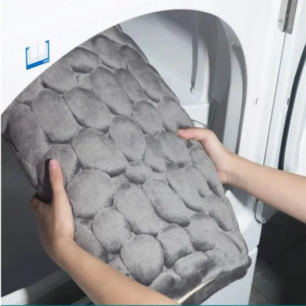 3D Pebble Memory Foam Bath Mat 40x60cm - Image 5