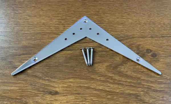 Flying V Electric Guitar Tailpiece Bridge Plate - Image 2