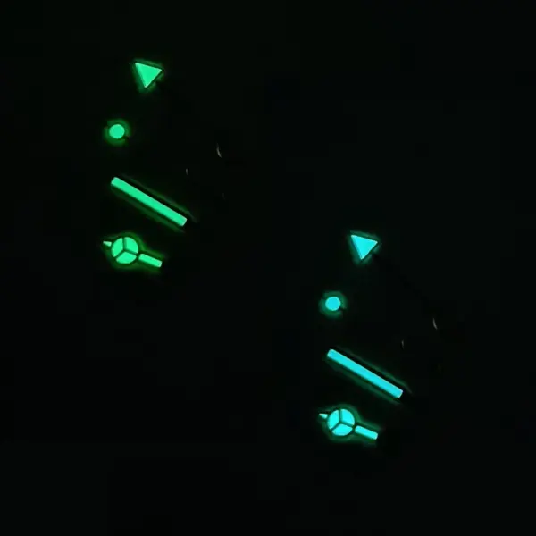 Blue Green Luminous NH34 Watch Hands Set - Image 3