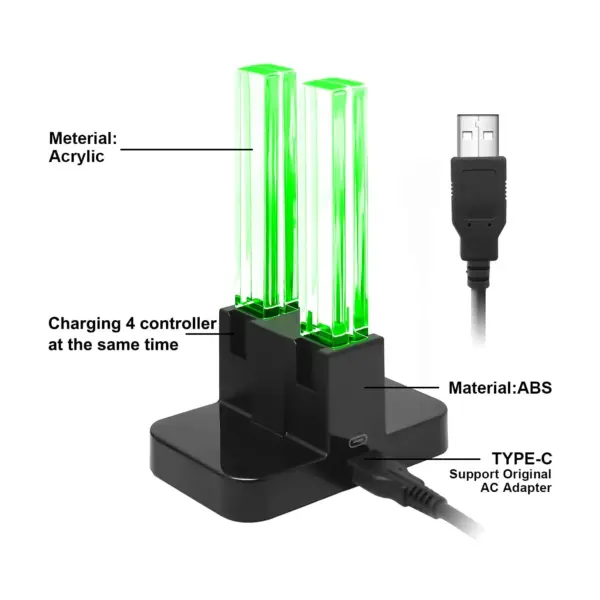 DOBE Charging Dock for Nintendo Switch Controllers - Image 2