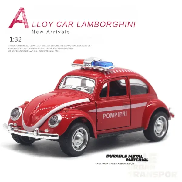 1:32 Scale Volkswagen Beetle Diecast Model - Image 17