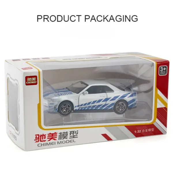 1:32 Nissan GTR R34 Diecast Model Car - Image 6