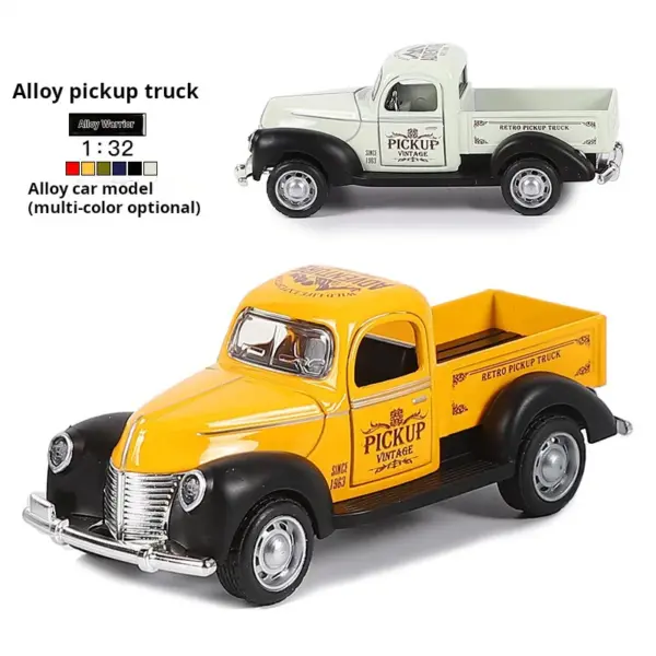 1:32 Alloy Pickup Truck Model Toy Car - Image 2
