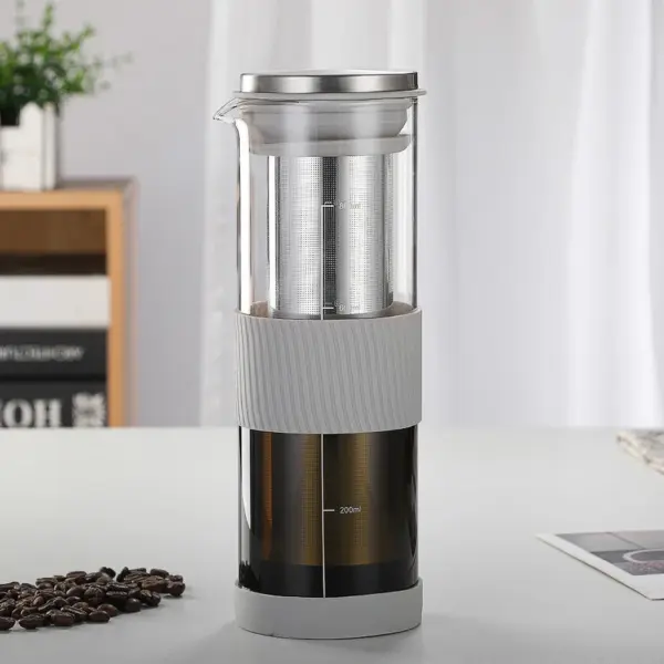 800ml Cold Brew Coffee Maker with Handle - Image 3