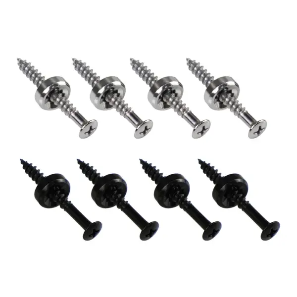 4pcs Metal Guitar Neck Joint Ferrules Set