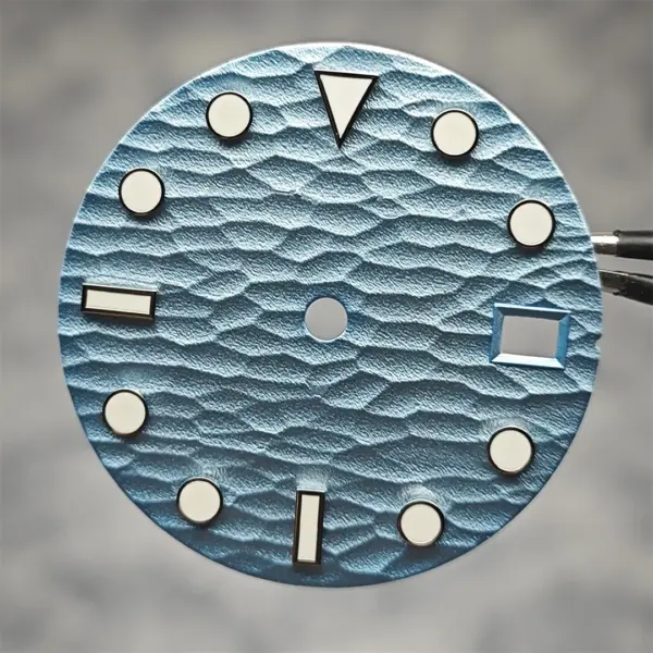 28.5mm Green Luminous Watch Dial for NH35/36 - Image 8