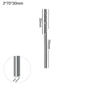 3mm 1/8 Inch Long Shank Carbide Burr Set 17 S77f8ec960b6d41dd9f10b90fe837e51a8