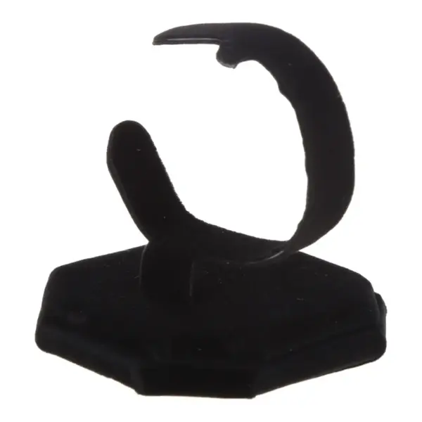 C-shaped Velvet Bracelet Display Stand - Image 4