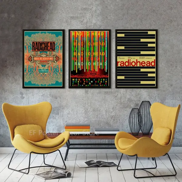 Radiohead Retro Album Art Poster Print - Image 3
