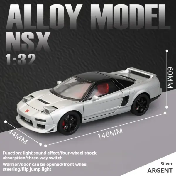 1:32 Honda NSX Diecast Metal Car Model - Image 6