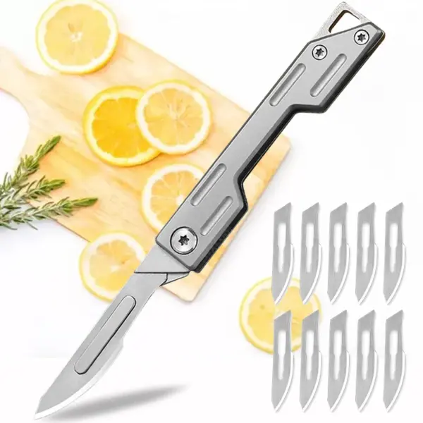 Stainless Steel Folding Mini Knife for Kitchen