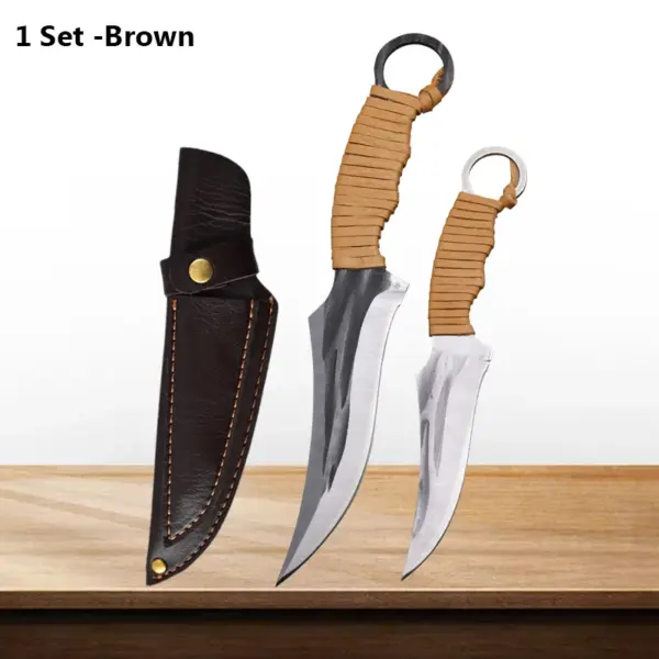 2PCS Stainless Steel Boning Knife Set - Image 8