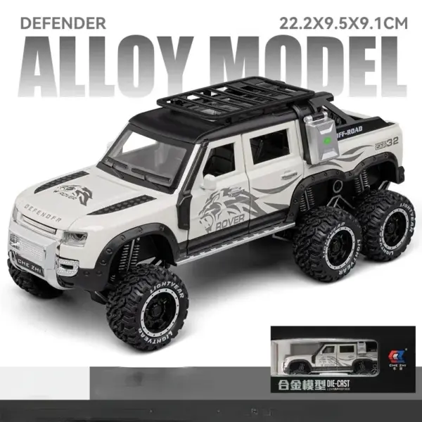 1:24 Scale Metal Alloy Land Rover Defender - Image 6