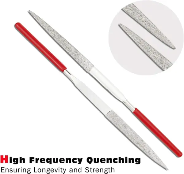 10Pcs Mini Diamond Needle File Set - Image 2