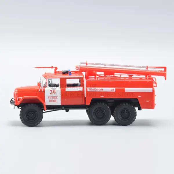 1:43 Scale Diecast Alloy Soviet Fire Truck - Image 3