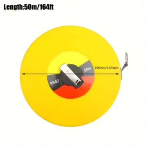 50m Fiberglass Tape Measure for Construction 15 S78b44f55c8094470bb793449eb660270t