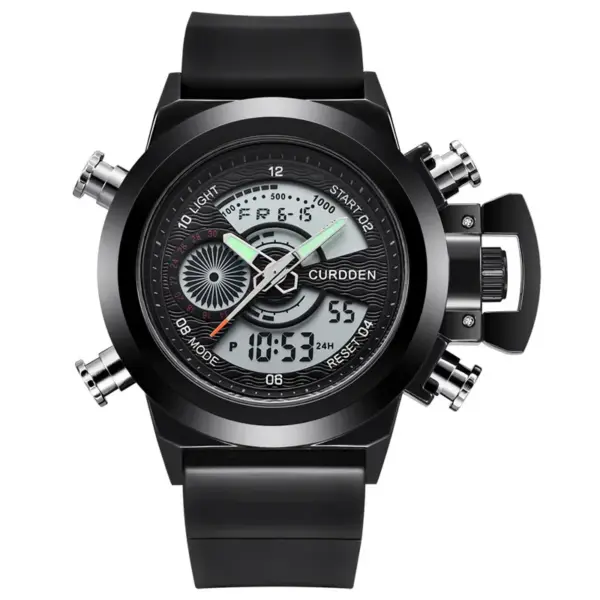 CURDDEN 7166 Dual Time Sports Watch - Image 11