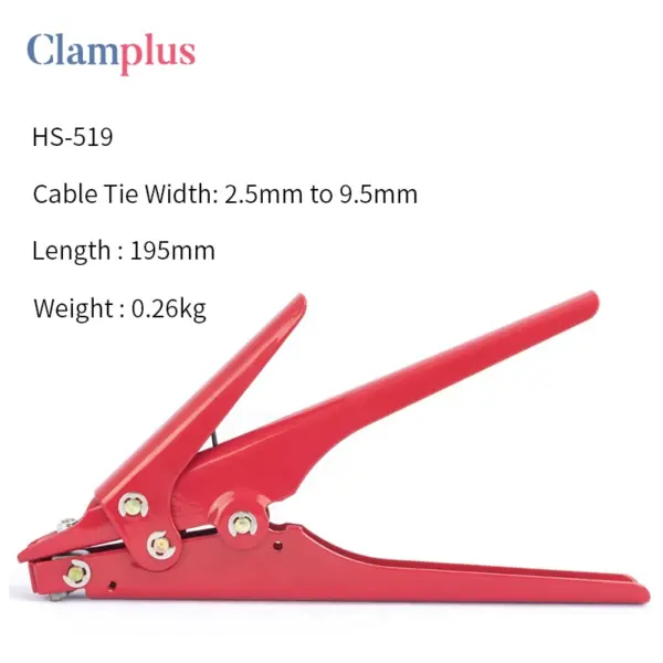 Red Cable Tie Tensioning Tool HS-519