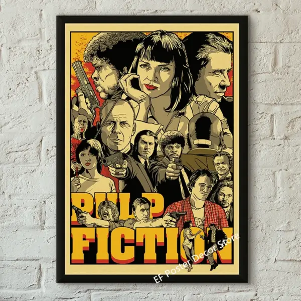 Vintage Movie Poster Canvas Print A4 A3 Sizes - Image 43