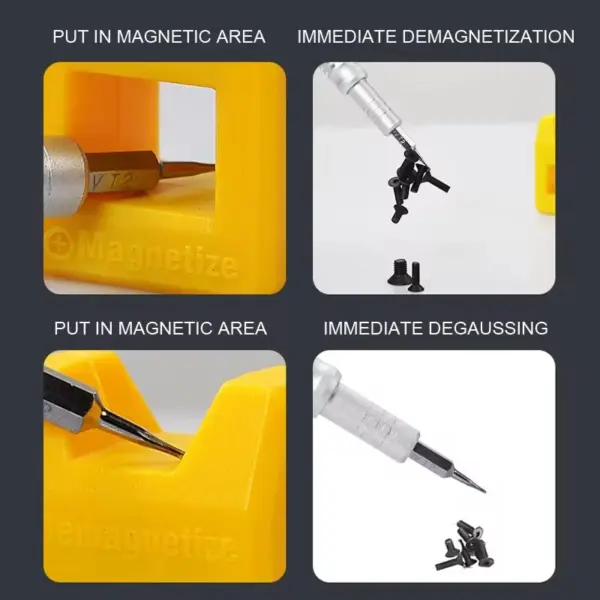 Blue 2-in-1 Magnetizer and Demagnetizer Tool - Image 4