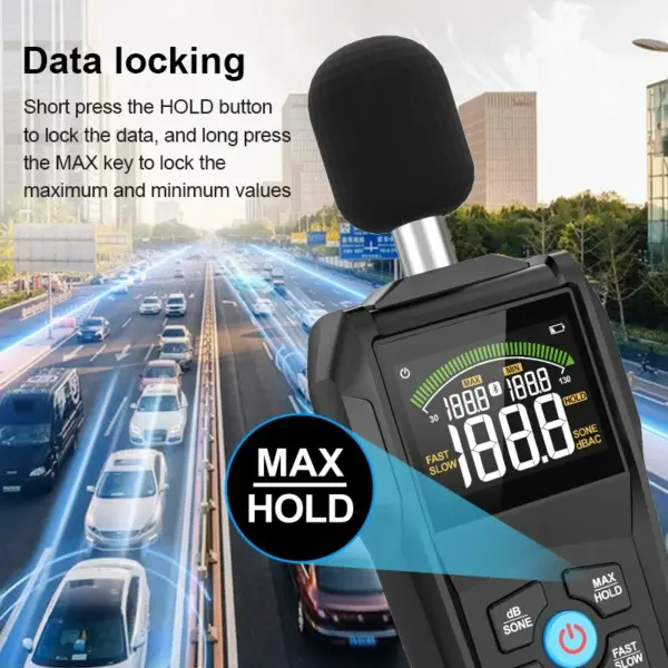 SL720B Digital Sound Level Meter 30-130dB - Image 5