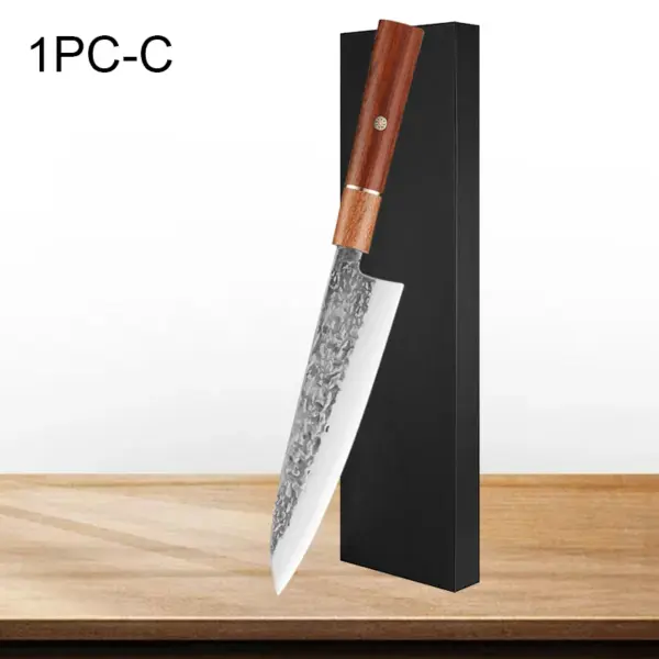 Professional Chef Knife Set with Wooden Handle - Image 10