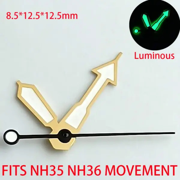 NH35 NH36 Watch Hands Green Luminous Set - Image 12