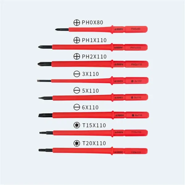 Insulated 10-in-1 Electrician Screwdriver Set - Image 6