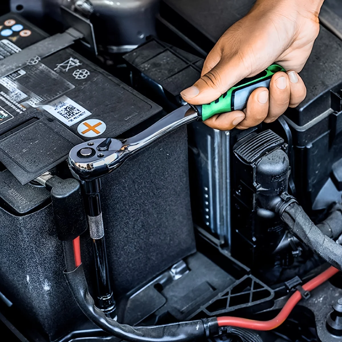 12-Piece Ratchet Wrench Socket Set 72 Tooth 4 12-Piece Ratchet Wrench Socket Set 72 Tooth - Image 4