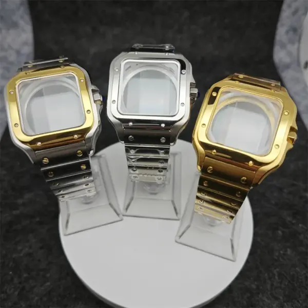 38mm Stainless Steel Watch Case for NH35 4R36 - Image 2