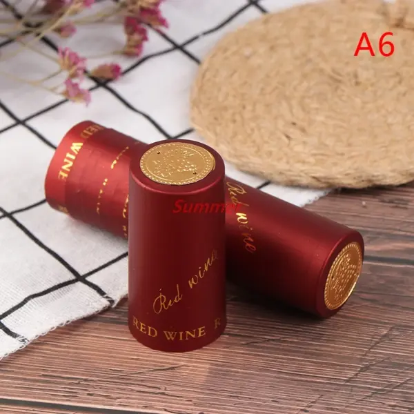 10pcs PVC Heat Shrink Caps for Wine Bottles - Image 16