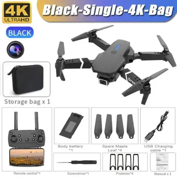 E88Pro Drone 4K Dual Camera with GPS - Image 11