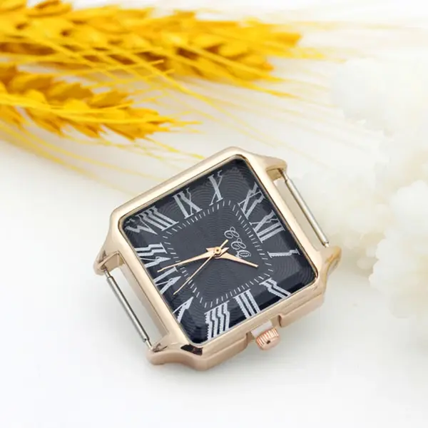 Rose Gold Square Watch Head 30mm 16mm Band - Image 2