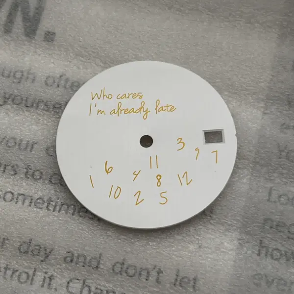 28.5mm DIY Watch Dial for NH35/4R36 Movement - Image 10